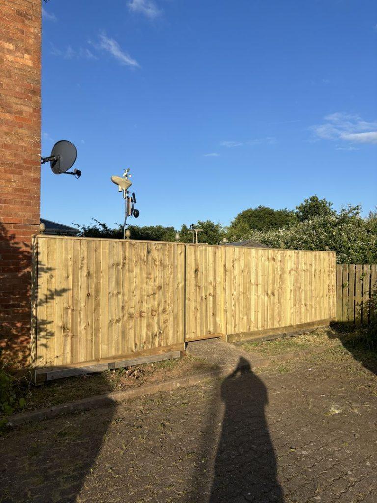 New Wooden Fence